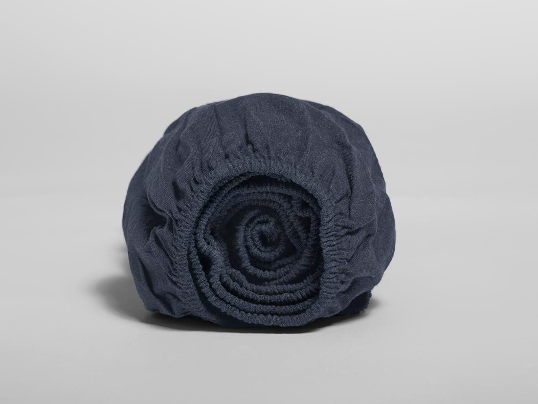 Børnefaconlagen jersey indigo blue